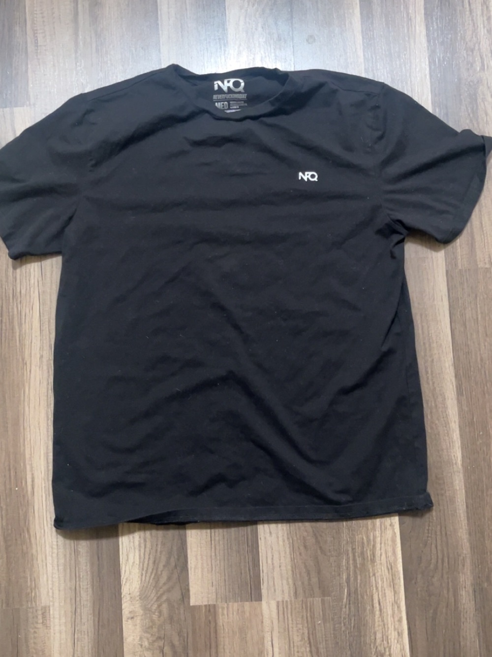 NFQ Mens Medium Black Military Tactical Athletic T Shirt